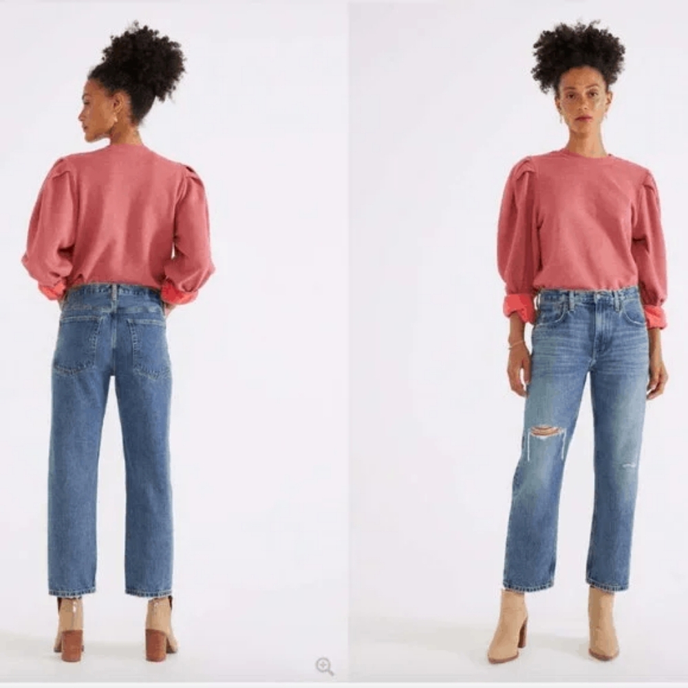 NWT Etica Women's 30 Denim Rhea Midrise Straight Jean